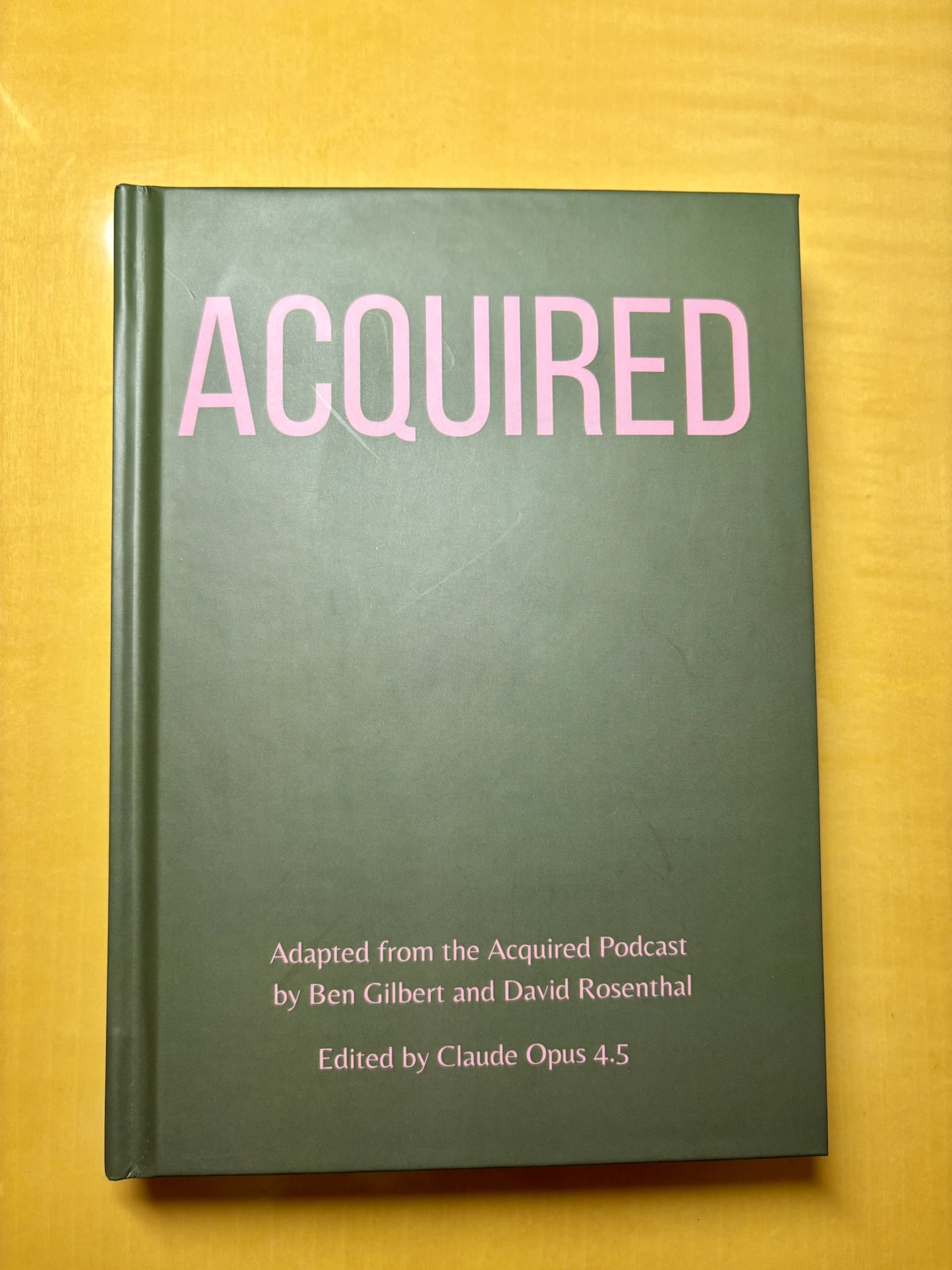 Acquired podcast as a physical book, photo 1